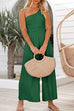 Margovil Solid One Shoulder Wide Leg Jumpsuit