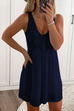 Margovil Lace Floral Button Down Tank Dress