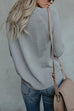 Margovil Color Block Love Heart Knit Sweaters